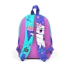 CORAL HIGH 23551 KIDS TURKUAZ PEMBE DONDURMALI KEDİ DESENLİ İKİ BÖLMELİ MİNİK YUVA SIRT ÇANTASI