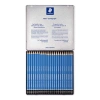 STAEDTLER 100 G24 MARS LUMOGRAPH DERECELİ KURŞUN KALEM SETİ 24LÜ METAL KUTU