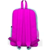 CORAL 23111 KİDS SU YEŞİLİ NEON PEMBE FLAMİNGO DESENLİ DÖRT BÖLMELİ OKUL SIRT ÇANTASI
