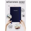 VICTORIAS JOURNALS NOTE BENE 9244 PREMIUM NOTEBOOK SERT KAPAK A4 100gr.192 SYF. ÇİZGİLİ DEFTER LACİVERT