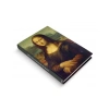 DEFFTER ART OF WORD/ DA VINCI 14X20 MONALISA SERT KAPAK ÇİZGİLİ DEFTER 96 YP