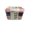 VAGONLİFE ÇELİK YEMEK KABI 2 KATLI LUNCH BOX 1200ml - VGN6744 PEMBE