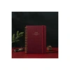 VICTORIAS JOURNALS 1602  CANVAS SERT KAPAK A5  100gr.160 SYF. ÇİZGİLİ DEFTER BORDO