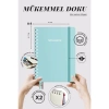 VICTORIAS JOURNALS NOTE BENE 9260 PREMIUM NOTEBOOK SPİRALLİ SERT KAPAK A4 100gr.160 SYF. ÇİZGİLİ DEFTER TURKUAZ