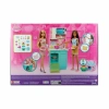 BARBIE HJY94 CELEBRATION BROOKLYN VE MALİBU PASTA YAPIYOR OYUN SETİ 3+