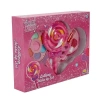SUNMAN 10381 PRETTY PINKY LOLİPOP ŞEKİLLİ MAKYAJ GÜZELLİK SETİ 2 KATLI - 10214