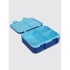 UZSPACE VGN-092 3 BÖLMELİ TUTMA SAPLI YEMEK KABI - LUNCH BOX 1000 ML MAVİ
