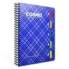 GIPTA COSMO A4 SPİRALLİ P.P KAPAK 5 SEPERATÖRLÜ 150 YP. KARELİ DEFTER