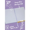 VICTORIAS JOURNALS 1654 BUJO VEGAN DERİ 14X21 160gr.96YP. ÇİZGİLİ DEFTER AÇIK MOR