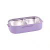 VAGONLİFE PASLANMAZ ÇELİK YEMEK KABI - LUNCH BOX BL2106 LİLA-GRİ