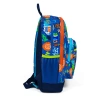 CORAL HIGH 23767 KIDS SAKS MAVİSİ GRAFİTİ DESENLİ DÖRT BÖLMELİ SIRT ÇANTASI