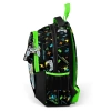 CORAL HIGH 23654 KIDS SİYAH FOSFORLU YEŞİL GAMER DESENLİ ÜÇ BÖLMELİ OKUL SIRT ÇANTASI