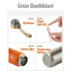 VAGONLİFE T2025 TKK PİPETLİ / PİPETSİZ KULLANIM ÇELİK TERMOS 900ML TURUNCU (ORANGE)