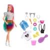 MATTEL GRN80/GRN81 BARBIE LEOPAR DESENLİ SAÇLAR BEBEĞİ