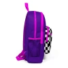 CORAL HIGH 23702 KİDS MOR DAMA DESENLİ DÖRT BÖLMELİ SIRT ÇANTASI
