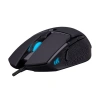 EVEREST RAGE-X1 USB 6.400dpi SİYAH 8 TUŞLU LED IŞIKLI KABLOLU MOUSE
