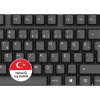 EVEREST KM-615 USB KABLOLU COMBO STANDART Q KLAVYE+ MOUSE SET SİYAH