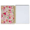 VICTORIAS JOURNALS 5830 SPRİNG GARDEN PINK17x24cm SPİRALLİ PVC KAPAK 120gr.80YP. NOKTALI DEFTER