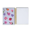 VICTORIAS JOURNALS 5800 POLKA ROSE 17x24cm SPİRALLİ PVC KAPAK 120gr.80YP. NOKTALI DEFTER