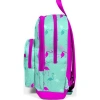 CORAL 23111 KİDS SU YEŞİLİ NEON PEMBE FLAMİNGO DESENLİ DÖRT BÖLMELİ OKUL SIRT ÇANTASI
