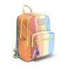 CORAL HIGH 23680 KIDS RENKLİ ÇİZGİLİ DÖRT BÖLMELİ SIRT ÇANTASI