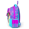 CORAL HIGH 23650 KIDS PEMBE TURKUAZ FİL DESENLİ ÜÇ BÖLMELİ OKUL SIRT ÇANTASI