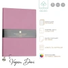 VICTORIAS JOURNALS 1133 SMYTH FLEXY ESNEK KAPAK 14.8x21cm A5 80gr. 96YP. ÇİZGİLİ DEFTER PEMBE
