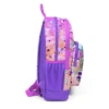 CORAL HIGH 23755 KIDS PEMBE MOR FASHION GIRL DESENLİ DÖRT BÖLMELİ SIRT ÇANTASI