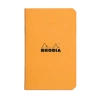 RHODIA RD119152 75x120mm KARELİ DEFTER KARIŞIK RENK (TURUNCU+SİYAH) KAPAK 24 YP.