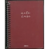 PAPİRÜS  NOTE CASE SİMLİ SERT KAPAK SPİRALLİ 14X19 120YP. ÇİZGİSİZ (DÜZ) DEFTER
