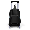 CORAL HIGH 23917 KİDS SİYAH ÜÇ BÖLMELİ IŞIKLI TEKERLEKLİ ÇEKÇEKLİ SIRT ÇANTASI
