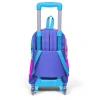 CORAL HIGH 23905 KİDS LAVANTA PEMBE FLAMİNGO DESENLİ ÜÇ BÖLMELİ IŞIKII TEKERLEKLİ ÇEKÇEKLİ OKUL SIRT ÇANTASI