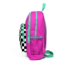 CORAL HIGH 23701 KİDS NEON PEMBE DAMA DESENLİ DÖRT BÖLMELİ SIRT ÇANTASI