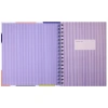 VICTORIAS JOURNALS 1701 CANDY POLKA 16.5x22.5cm GİZLİ SPİRALLİ SERT KAPAK LASTİKLİ ÇİZGİLİ DEFTER