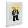 GIPTA XOXO TEL DİKİŞLİ KARTON KAPAK  80YP. KARELİ DEFTER