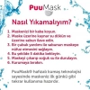 PUUMASK YIKANABİLİR DESENLİ TELLİ BEZ MASKE ( TEKLİ)