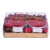 NUR MUM X-653 TEALIGHT BÜYÜK 2Lİ KURU YAPRAKLI MUM SET 6cm