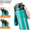 VAGONLİFE T2025 TKK PİPETLİ /PİPETSİZ KULLANIM ÇELİK TERMOS 900ML TURKUAZ (TEAL)