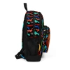 CORAL HIGH 23471 DÖRT BÖLMELİ SİYAH BASKETBOL TOPU DESENLİ SIRT ÇANTASI SİYAH