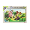 ONYIL 57/58/59/60 AHŞAP EĞİTİCİ PUZZLE/YAPBOZ BENİM ÇİFTLİĞİ 20 PARÇA
