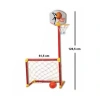 MATRAX 224 PORTATİF FUTBOL KALESİ & BASKET POTASI (2si 1 Arada )