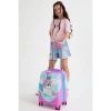 CORAL HIGH 16712 MİNİ MAVİ NEON PEMBE UNICORN DESENLİ VALİZ