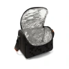 CORAL HIGH 22794 KIDS SİYAH BLOK DESENLİ THERMO BESLENME ÇANTASI