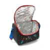 CORAL HIGH 11808 KIDS KOYU GRİ KIRMIZI UZAY DESENLİ THERMO BESLENME ÇANTASI