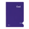 KESKİN COOL PP KAPAK SPİRALLİ DEFTER A4 120 YP. KARELİ