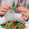 PLUS-PLUS 4266 JUNGLE MİNİ MİX BLOK PUZZLE YAPI SETİ 100 PARÇA TÜP