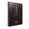 GIPTA DARK PLASTİK SP. PP KAPAK DEFTER 17X24 50YP. ÇİZGİSİZ DEFTER