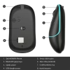 LENOVO LECOO WS210 1600 DPI 6 TUŞLU BLUETOOTH KABLOSUZ  MOUSE SİYAH