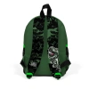 CORAL HIGH 23525 KİDS KOYU YEŞİL SİYAH DİNAZOR DESENLİ İKİ BÖLMELİ MİNİK SIRT ÇANTASI