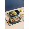 VAGONLİFE ÇELİK YEMEK KABI 2 KATLI 3 BÖLMELİ LUNCH BOX 1400ml XC-363